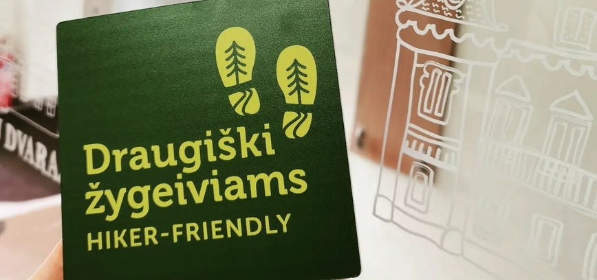 Vilkaviškis TVIC присоединился к знаку обслуживания Hiker-friendly