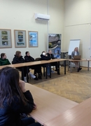 Treffen mit Studenten