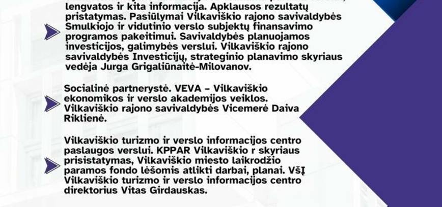 MERO IR VERSLO PUSRYČIAI