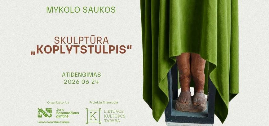 Mykolo Saukos skulptūros „Koplytstulpis“ atidengimo renginys