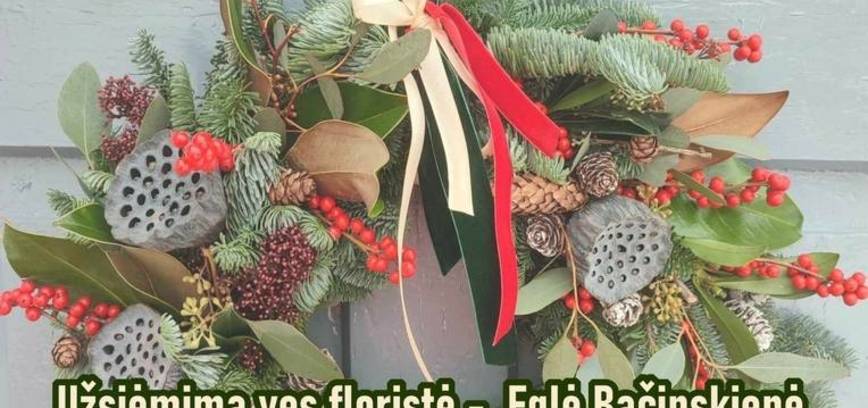 Kūrybinės dirbtuvės „Advento vainikas“