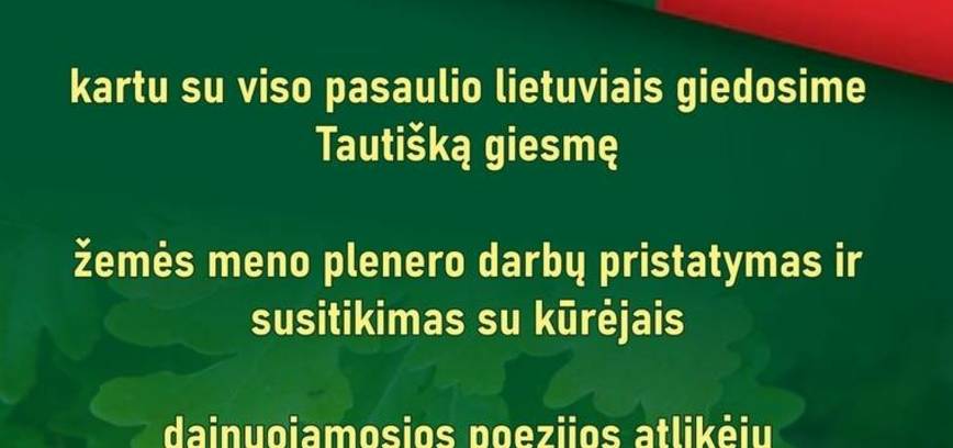 „Lietuviais esame mes gimę“