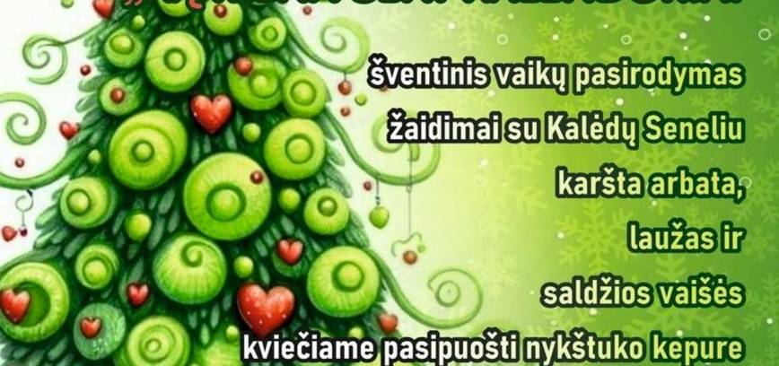 Žiemos šventė - eglutės įžiebimas Alvite