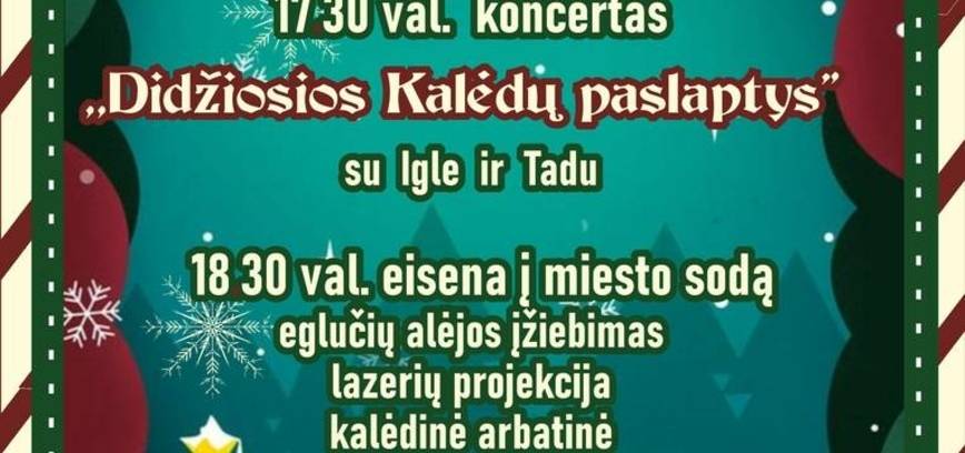 Eglutės įžiebimas Vilkaviškyje