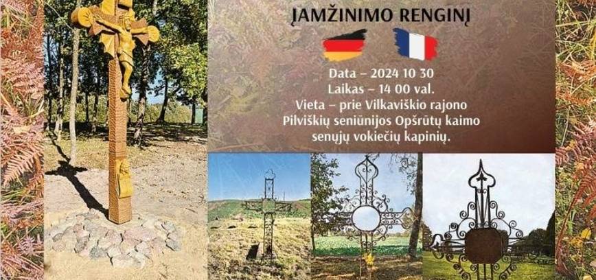 Vokiečių ir prancūzų istorinės atminties Vilkaviškio rajone įamžinimo renginys