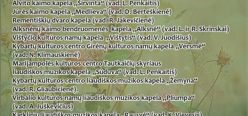 Suvalkijos krašto kapelų suvažiavimas