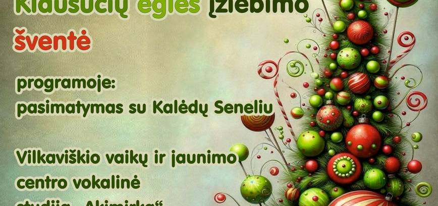 Klausučių eglės įžiebimo šventė