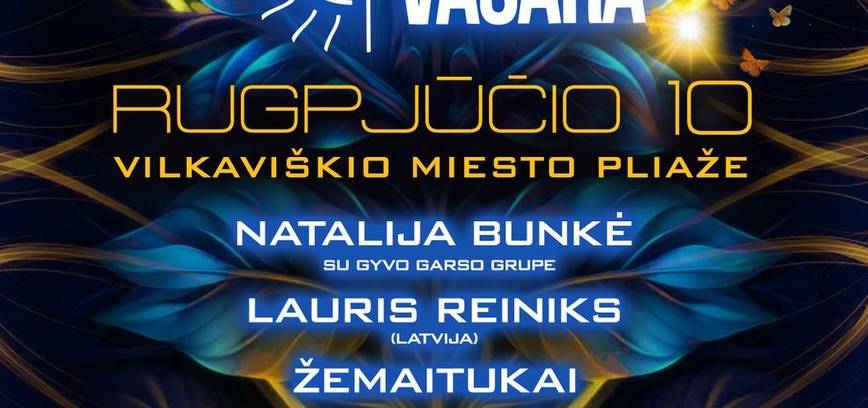 Koncertas Vilkaviškio miesto pliaže 