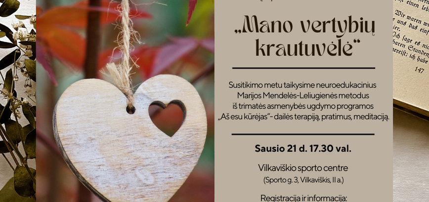 Kūrybinės savęs pažinimo dirbtuvės 