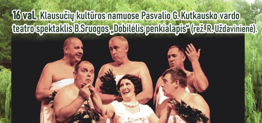 Po paupio gluosniais