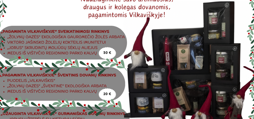 Zestawy prezentowe MADE IN VILKAVIŠKY