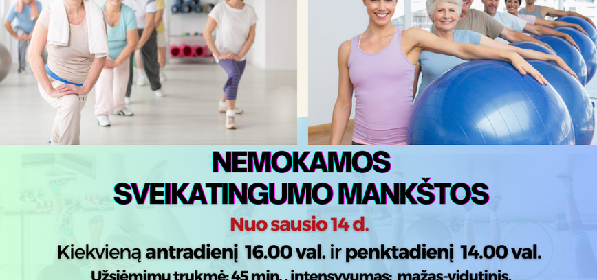 Nemokamos sveikatingumo mankštos