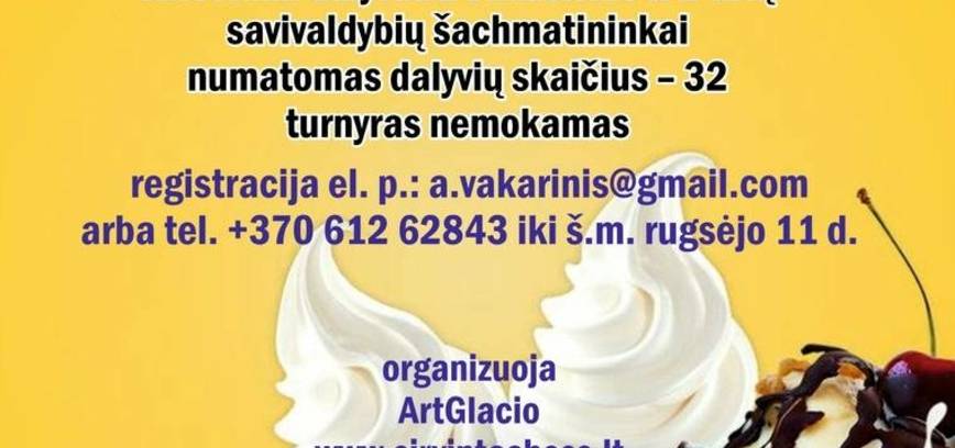 Chess 960 šachmatų turnyras „Art Glacio taurė 2025“