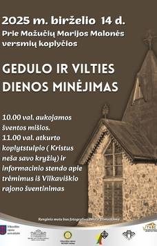 Gedulo ir vilties dienos minėjimas