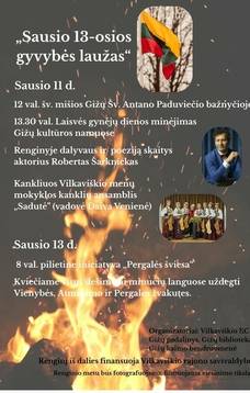 „Sausio 13-osios gyvybės laužas“