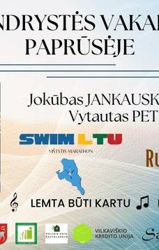 BENDRYSTĖS VAKARAS PAPRŪSĖJE
