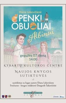 Naujos knygos sutiktuvės „Penki obuoliai“