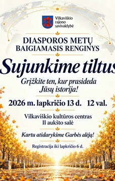 Diasporos metų baigiamasis renginys „Sujunkime tiltus“