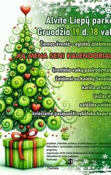 Žiemos šventė - eglutės įžiebimas Alvite