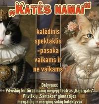 "Katės namai" Kalėdinis spektaklis - pasaka vaikams ir ne vaikams 