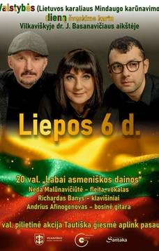 Valstybės (Lietuvos karaliaus Mindaugo karūnavimo) dieną švęskime kartu