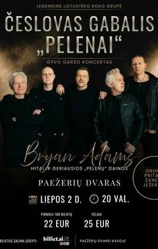 Česlovas Gabalis ir „Pelenai“ Bryan Adams