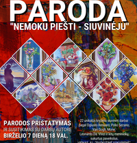 Kryželiu siuvinėtų darbų paroda Kybartuose