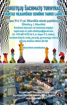 Greitųjų šachmatų turnyras, skirtas Vilkaviškio seniūno taurei laimėti