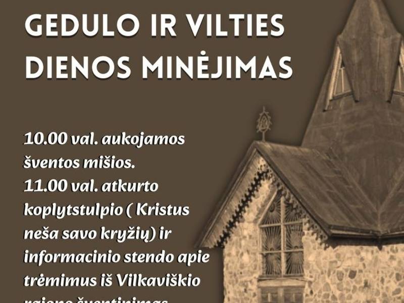 Gedulo ir vilties dienos minėjimas