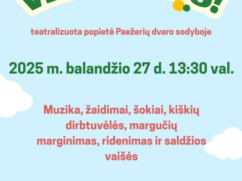 Vaikų velykėlės!