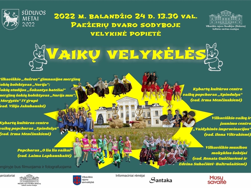 Velykinė popietė „Vaikų velykėlės“