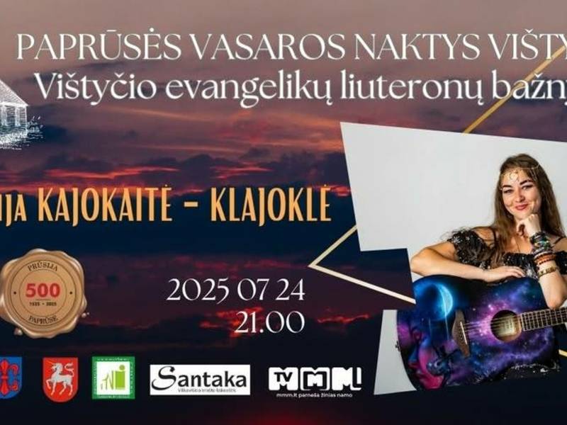 PAPRŪSĖS VASAROS NAKTYS. VIKTORIJA KAJOKAITĖ. KLAJOKLĖ