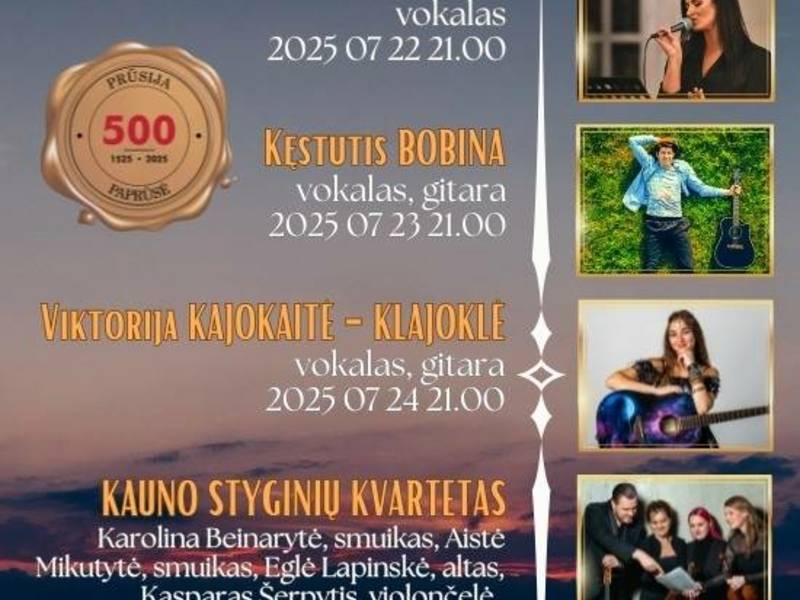 Paprūsės vasaros naktys Vištytyje