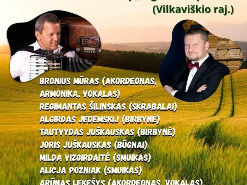 Liaudiškos muzikos koncertas „Žali Lietuvos laukai“