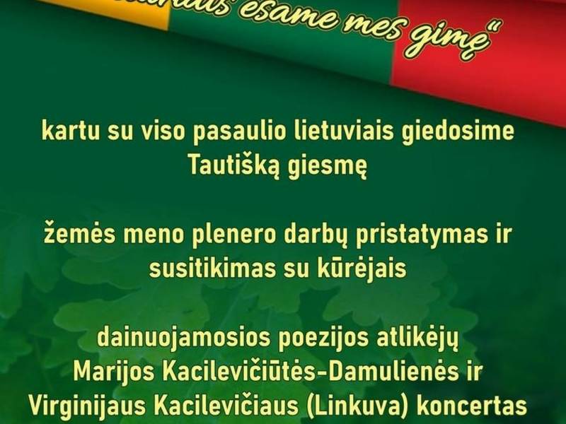 „Lietuviais esame mes gimę“