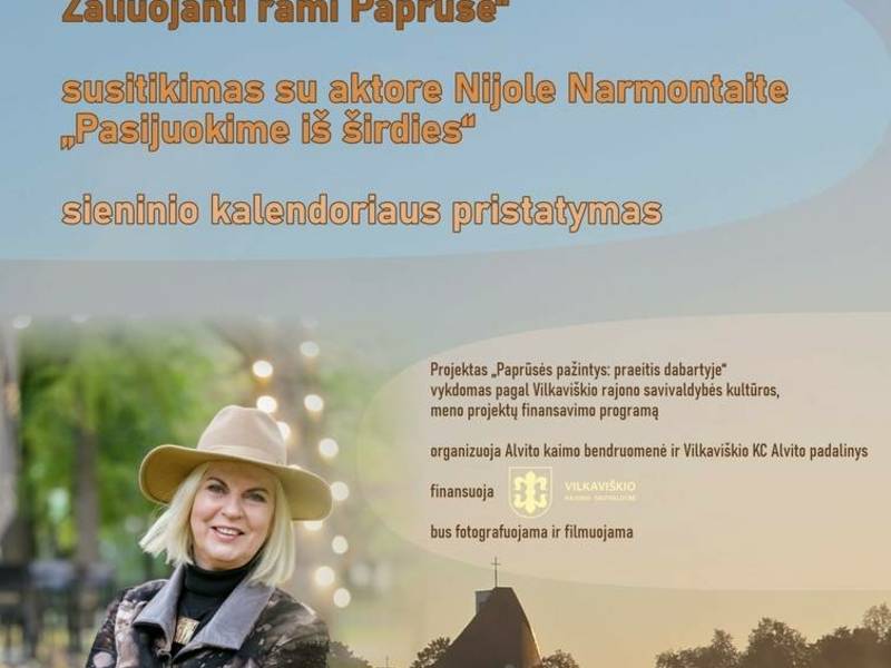 Susitikimas su aktore Nijole Narmontaite „Pasijuokime iš širdies“