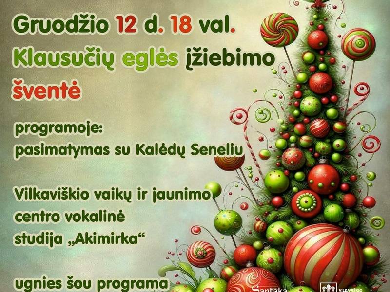 Klausučių eglės įžiebimo šventė