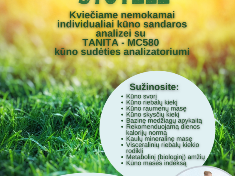 “Sveikatos stotelė” prie “Kiškio kupolo” 