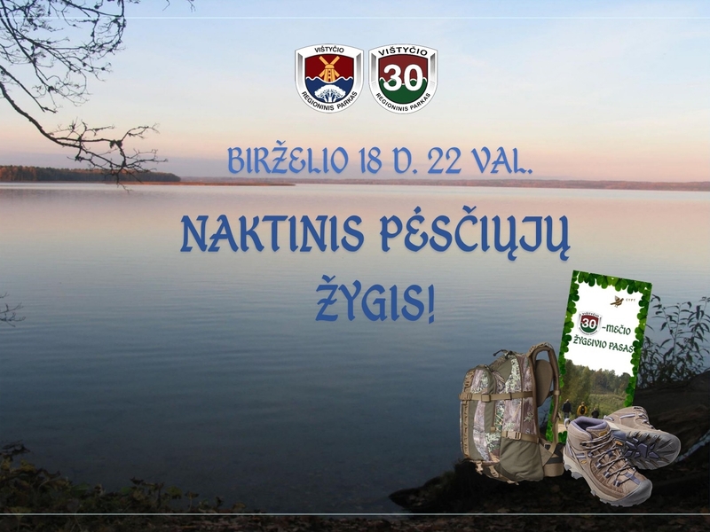 Night hike in Vištytis