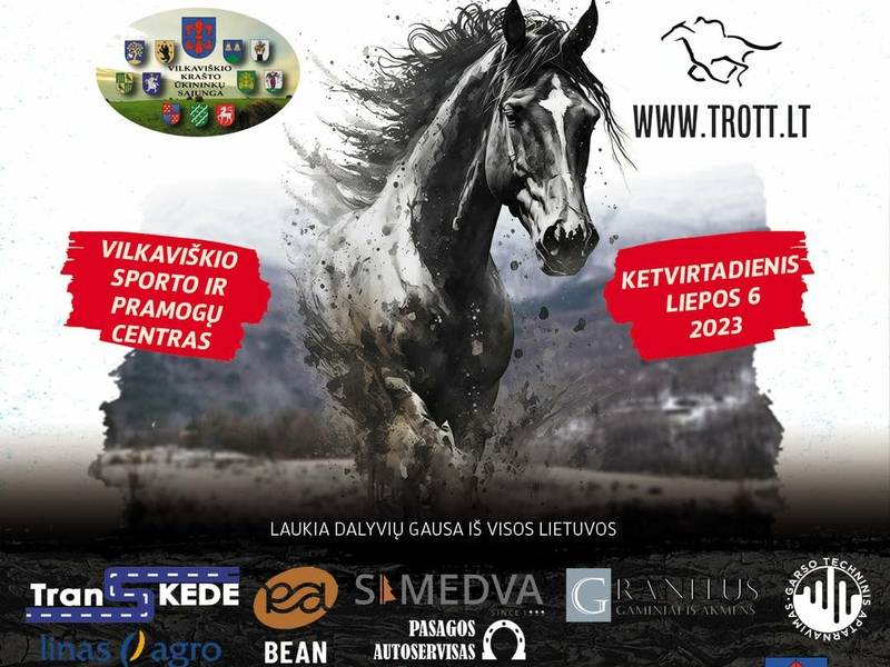 Žirgų konkūro varžybos Vilkaviškyje