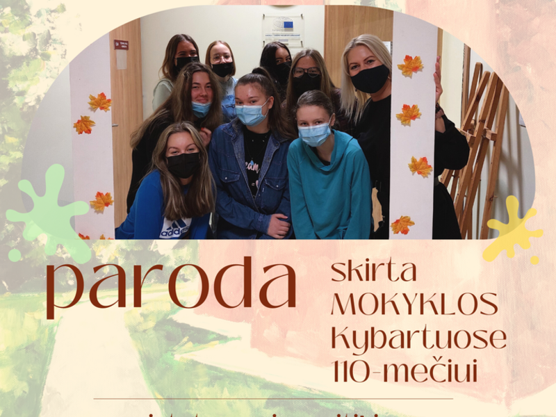 Tapybos plenero „Mokykla“ paroda Kybartuose