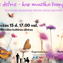 Koncertas tarptautinei šeimos dienai paminėti!